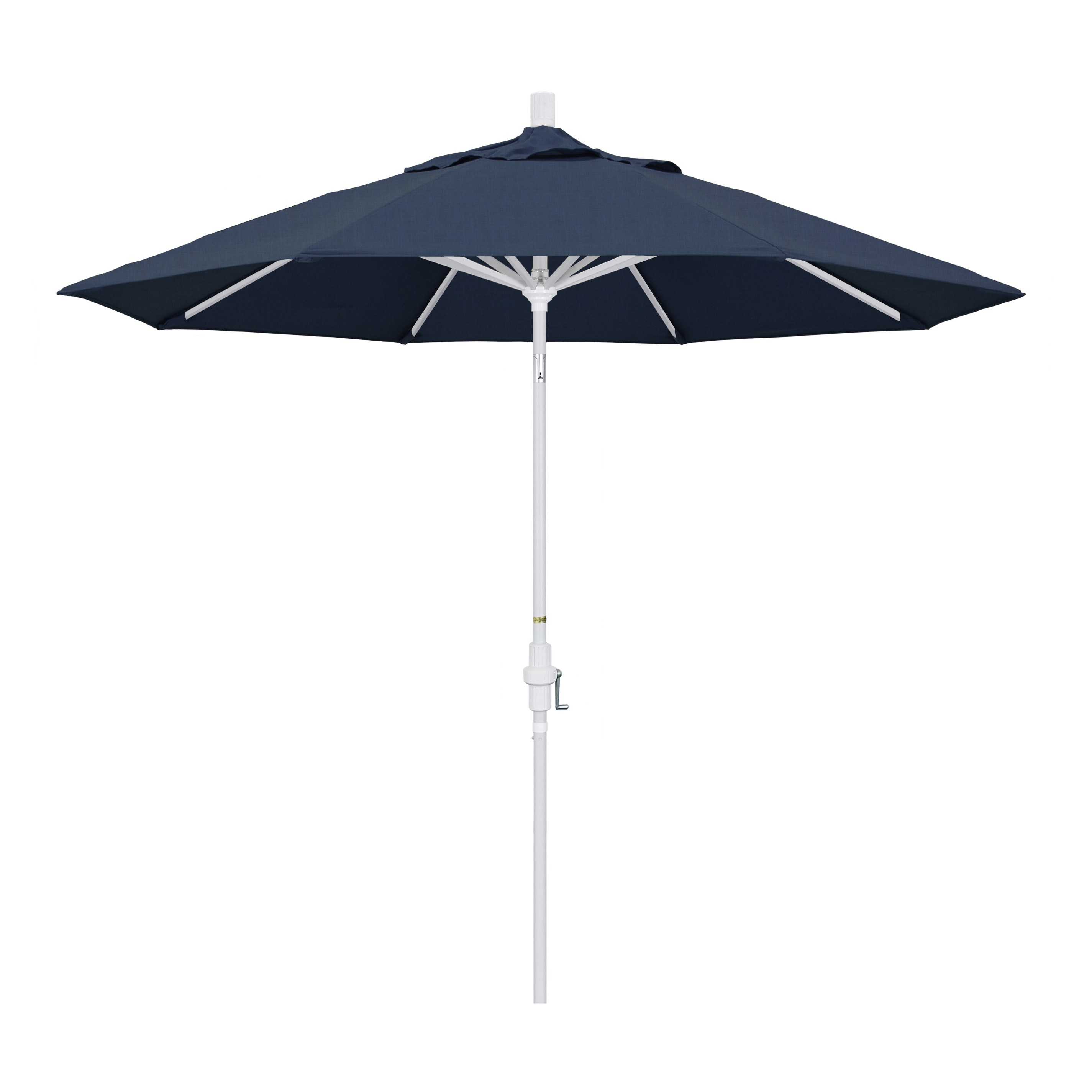 kohls navy and white 9-foot patio umbrella SAFAVIEH Outdoor - Venice Crank - & Canopy - Brown Aluminum Pole - Single Scallop Trim Design quality pieces Sonoma Goods For Life 9-ft.